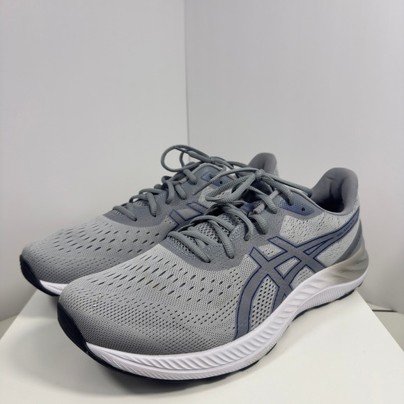 ASICS Gel-Excite 8 Running Shoes Mens Size 13 Piedmont Grey Monaco Blue 1011B036 main image 4